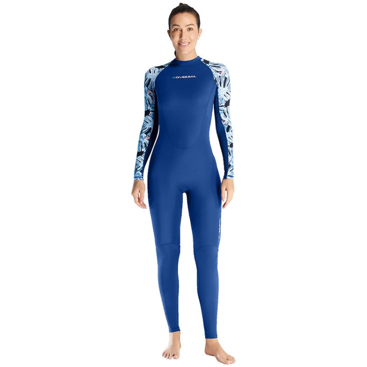 DIVE & SAIL Ladies Quick-Drying Sun Protection One-Piece Wetsuit Swimming And Surfing Snorkeling Suit