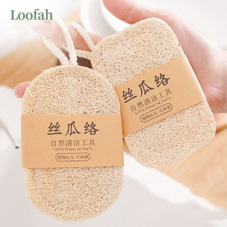 Natural Loofah Dishwashing Brush Dishwashing Tool Loofah Rag Brush Reluova