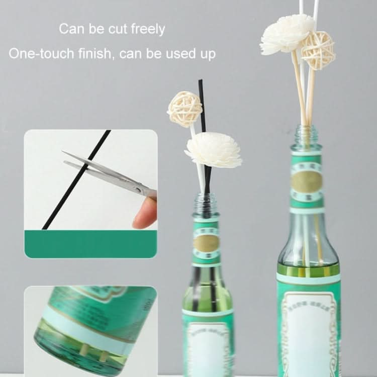 50pcs /Box 3mmx30cm Rattan Aromatherapy Stick Floral Water Diffuser Hotel Deodorizing Diffuser Stick(White)-Reluova