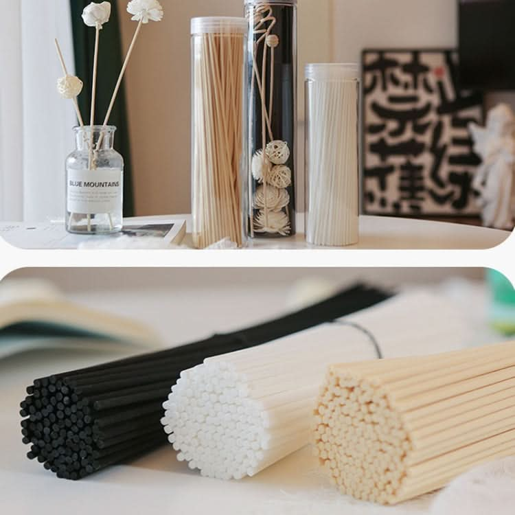 50pcs /Box 3mmx30cm Rattan Aromatherapy Stick Floral Water Diffuser Hotel Deodorizing Diffuser Stick(Black)-Reluova