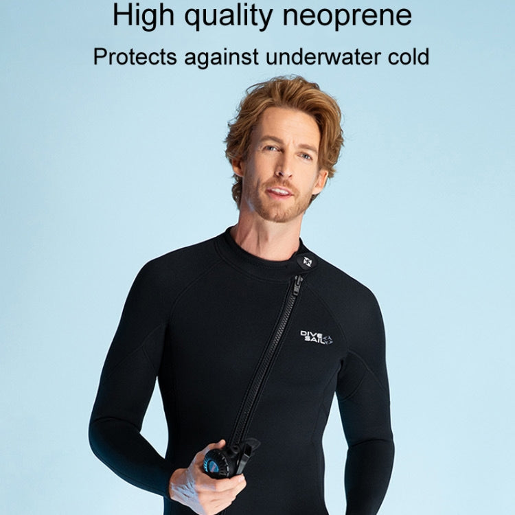 DIVE & SAIL 1.5mm Warm One-Piece Wetsuit Cold Resistant Swimming And Snorkeling Suit My Store