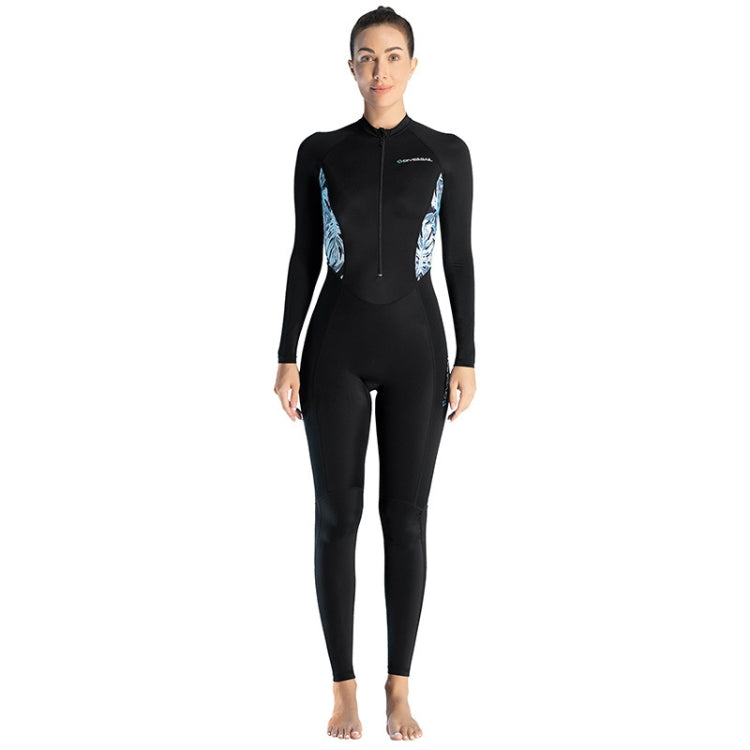 DIVE & SAIL Ladies Summer Thin Wetsuit Breathable Sunscreen Long Sleeve Quick Dry Swimsuit My Store