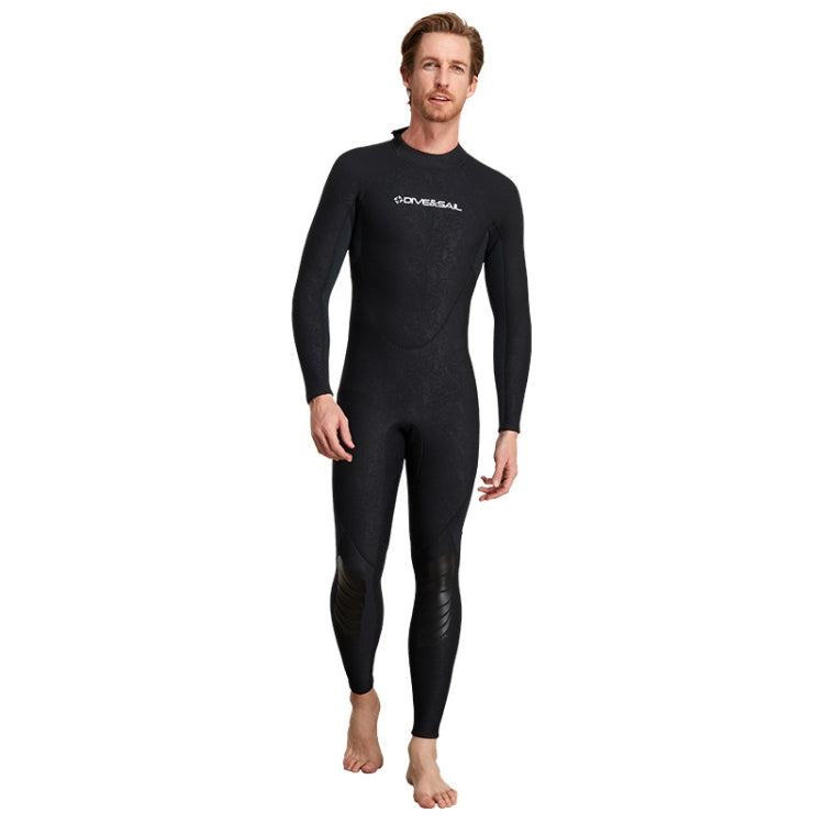 DIVE & SAIL 3mm Long Sleeve One-Piece Warm Wetsuit Surfing Snorkeling Winter Swimming Gear