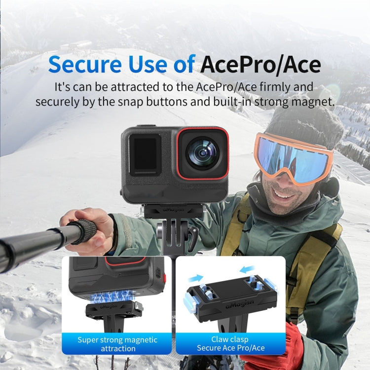 For Insta360 Ace / Ace Pro aMagisn Magnetic Quick Release Plastic Accessories Sports Camera Accessories My Store