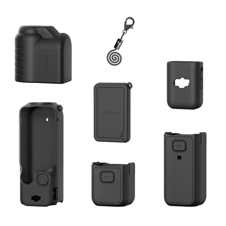 For DJI Osmo Pocket 3 AMagisn Silicone Protection Case Movement Camera Accessories