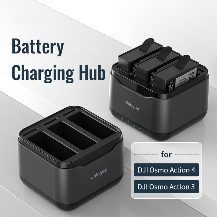 For DJI Osmo Action 4 / 3 AMagisn Battery Charger Seat My Store