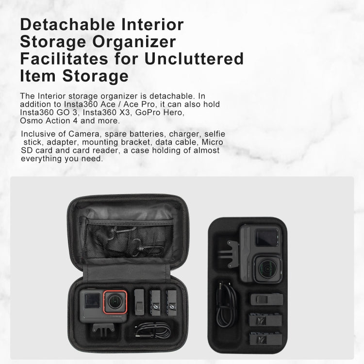 For Insta360 Ace / Ace Pro aMagisn Small Organizer Bag Sports Camera Protective Accessories My Store