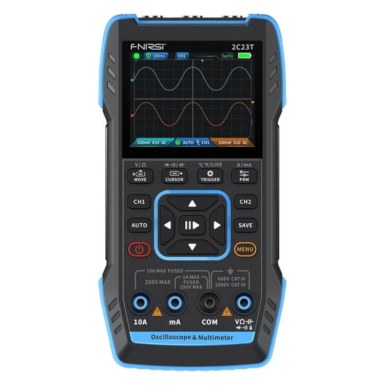 FNIRSI 3 In 1 Handheld Digital Oscilloscope Dual-Channel Multimeter Reluova