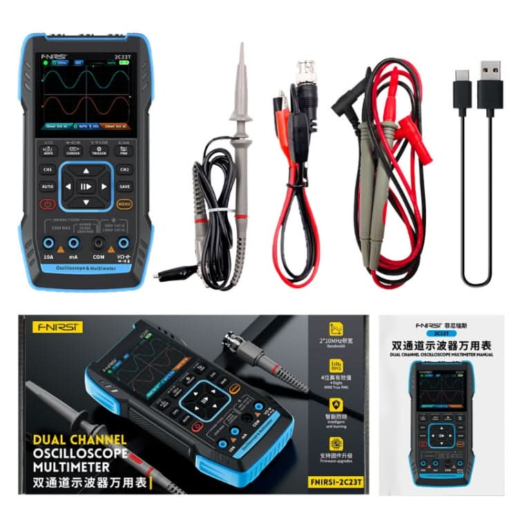 FNIRSI 3 In 1 Handheld Digital Oscilloscope Dual-Channel Multimeter Reluova