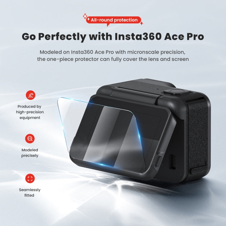 For Insta360 Ace Pro aMagisn Tempered Protective Film Sports Camera Accessories