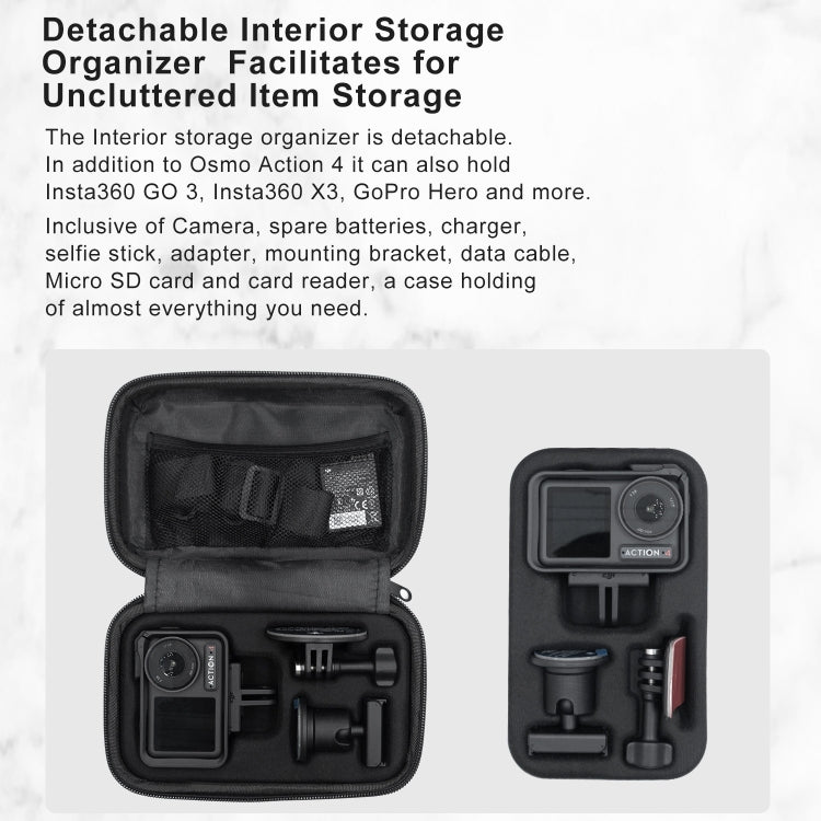 For DJI Osmo Action 4 / 3 aMagisn Small Organizer Bag Sports Camera Protective Accessories My Store