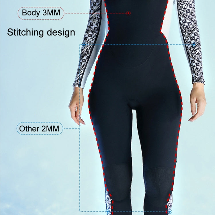 DIVE & SAIL 3mm Warm One-Piece Long Sleeve Wetsuit Thickened Winter Swimming And Surfing Suit My Store