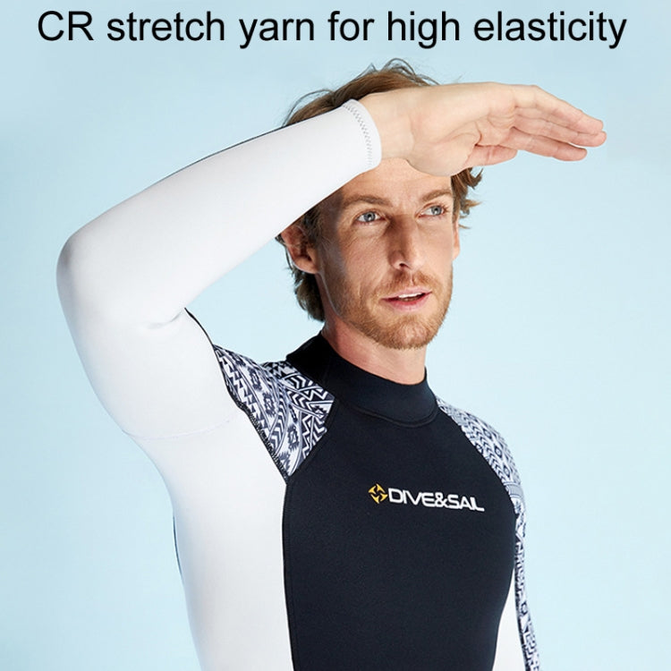 DIVE & SAIL 3mm Warm One-Piece Long Sleeve Wetsuit Thickened Winter Swimming And Surfing Suit My Store