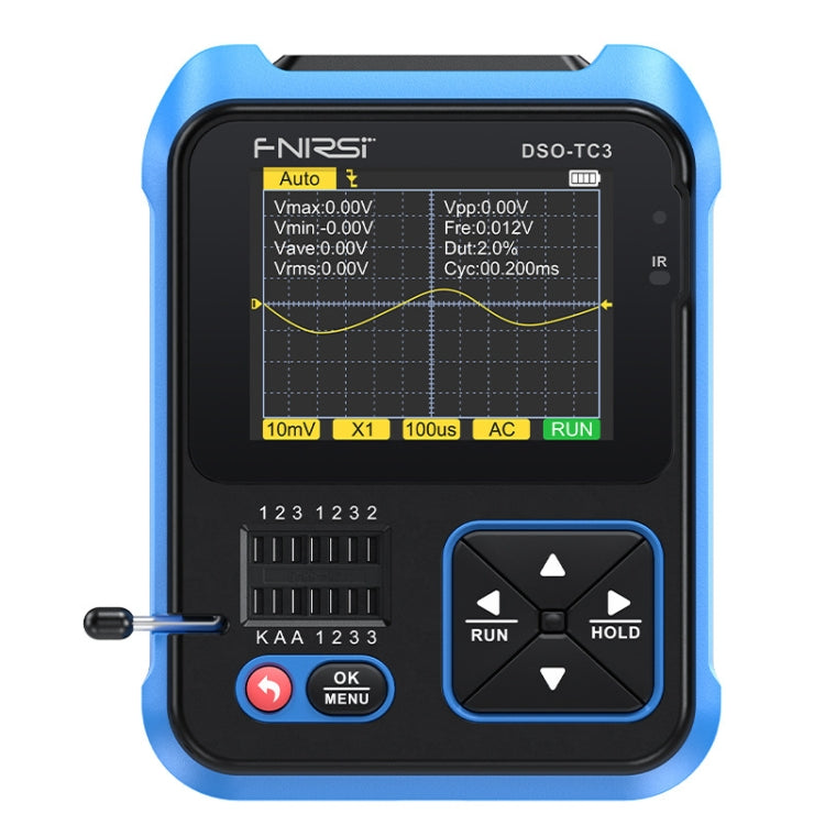 FNIRSI 3 In 1 Handheld Digital Oscilloscope LCR Transistor Tester Reluova