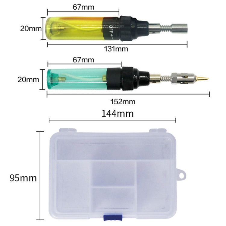 13pcs /Set Pen Type 3 In 1 Gas Soldering Iron Multi-function Gas Soldering Iron Set