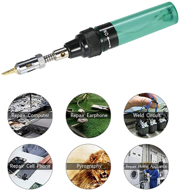 13pcs /Set Pen Type 3 In 1 Gas Soldering Iron Multi-function Gas Soldering Iron Set