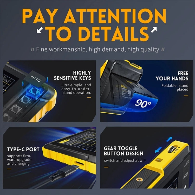 FNIRSI Handheld Small Digital Oscilloscope For Maintenance Reluova