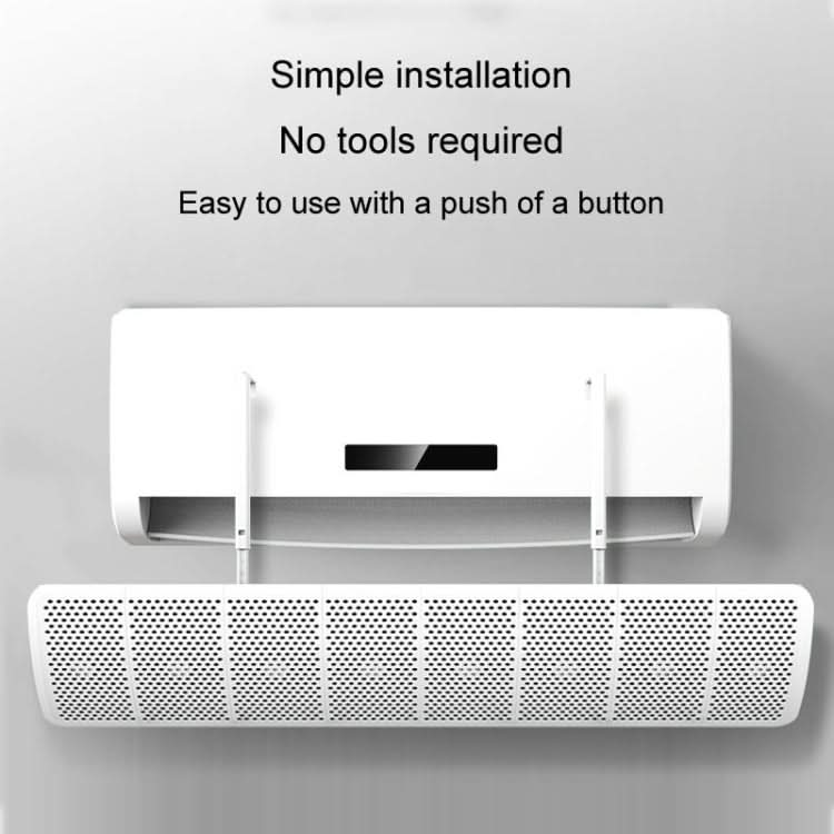 Air Conditioner Windshield Anti-Direct Blowing Air Vent Block Wall Mounted Universal Air Guide Cover