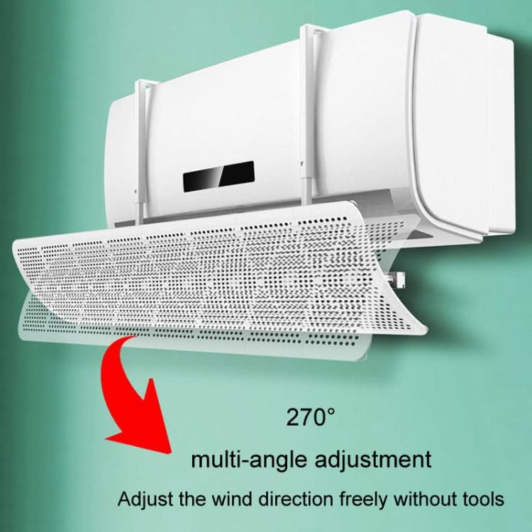 Air Conditioner Windshield Anti-Direct Blowing Air Vent Block Wall Mounted Universal Air Guide Cover Reluova