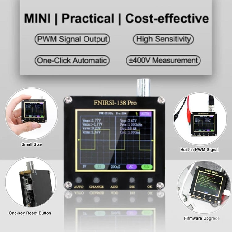 FNIRSI Handheld Small Teaching Maintenance Digital Oscilloscope Reluova