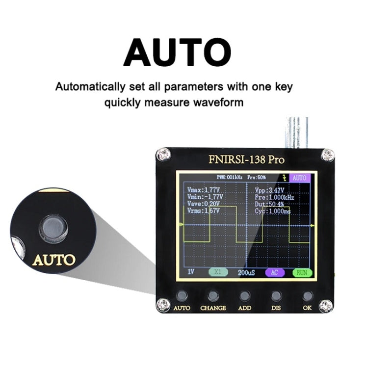 FNIRSI Handheld Small Teaching Maintenance Digital Oscilloscope Reluova