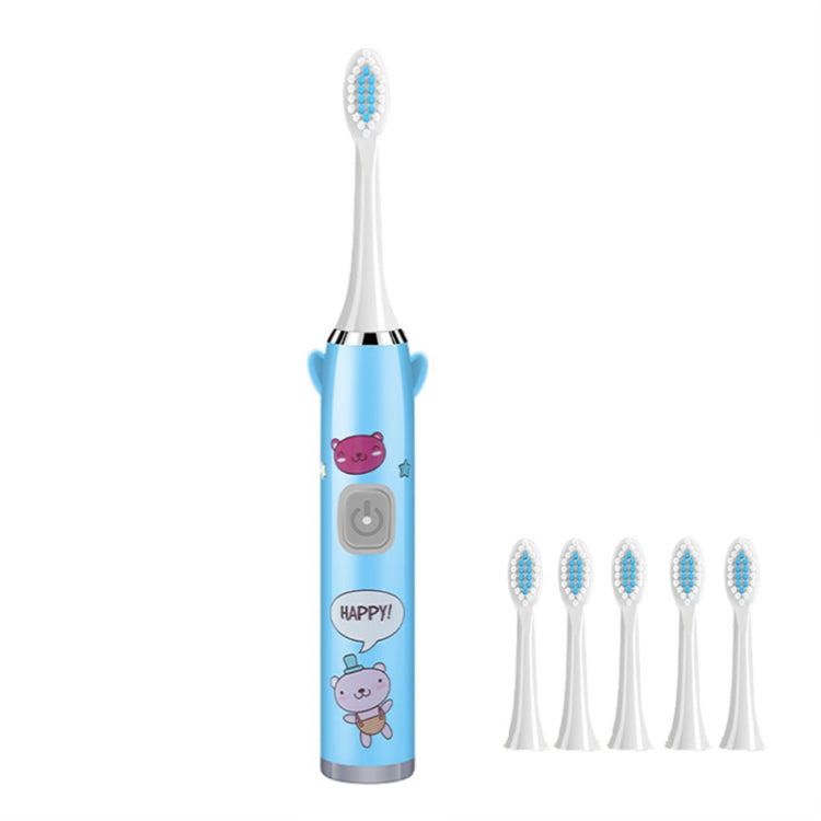 USB Charging Fully Automatic Ultrasonic Cartoon Children Electric Toothbrush My Store