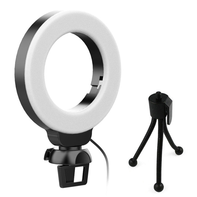 YRing48 4-Inch 48LEDs Laptop Camera Video Conference Live Beauty Ring Fill Light