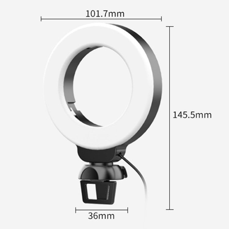 YRing48 4-Inch 48LEDs Laptop Camera Video Conference Live Beauty Ring Fill Light Reluova