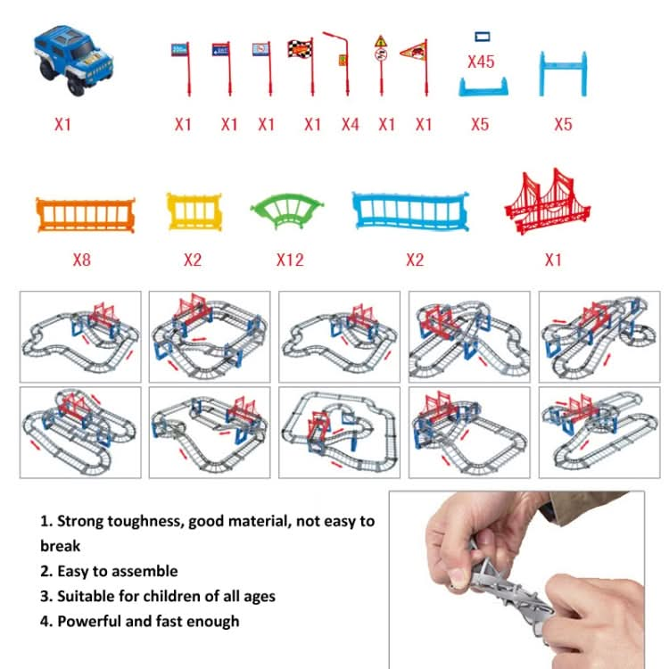 Rail Car Toy Set Assembled Electric Rail Toys Reluova