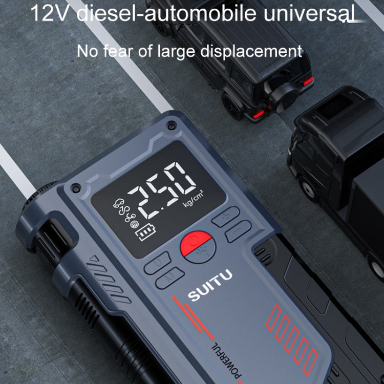 SUITU ST-9631 8pcs /Set Portable Outdoor Car Battery Emergency Start Power Car Inflatable Pump