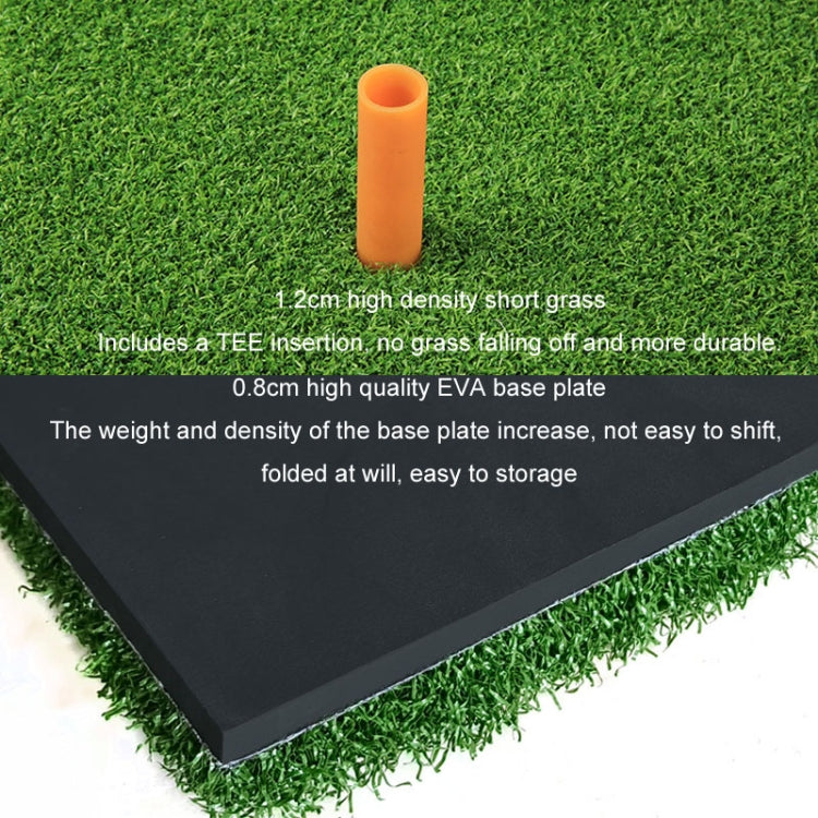 3 In 1 Golf Striking Mat Hitting Resistant Practice Pad Indoor Mini Swing Chipping Hitting Mat Reluova