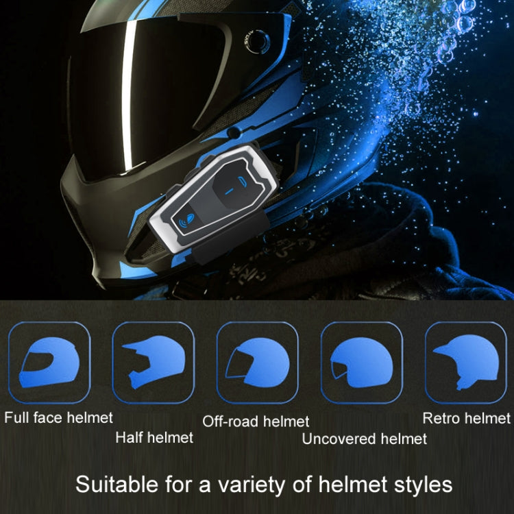 Motorcycle Helmet Bluetooth 5.0 Stereo Music Cycling Headphones Reluova