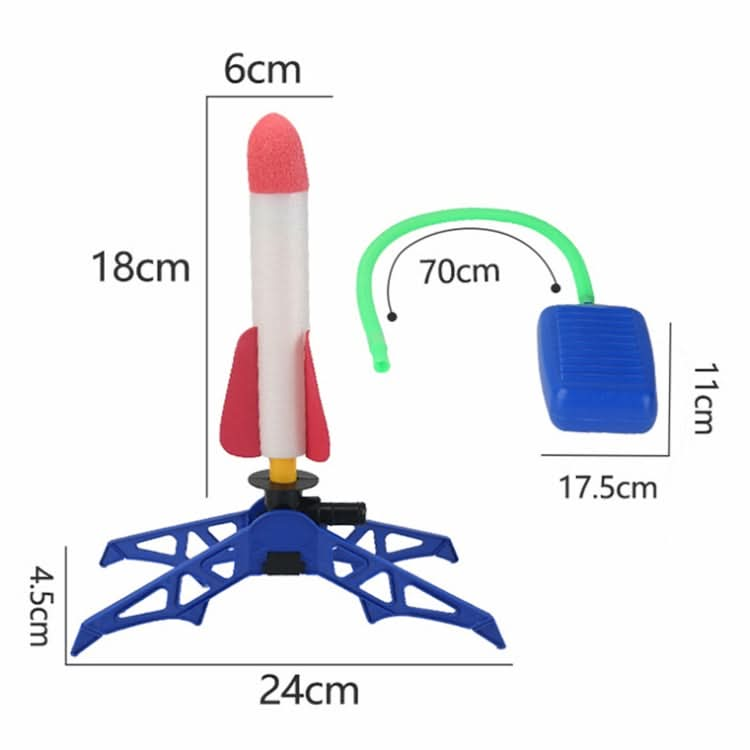 Outdoors Children Stepping-on Rockets Pop-up Rocket Toy Reluova