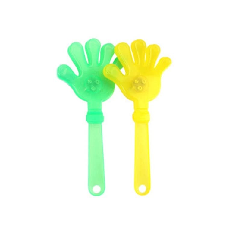 2pcs Luminous Clap Slap Palm Flash Cheering Event Props, Random Color Delivery Reluova