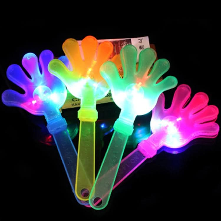 2pcs Luminous Clap Slap Palm Flash Cheering Event Props, Random Color Delivery Reluova