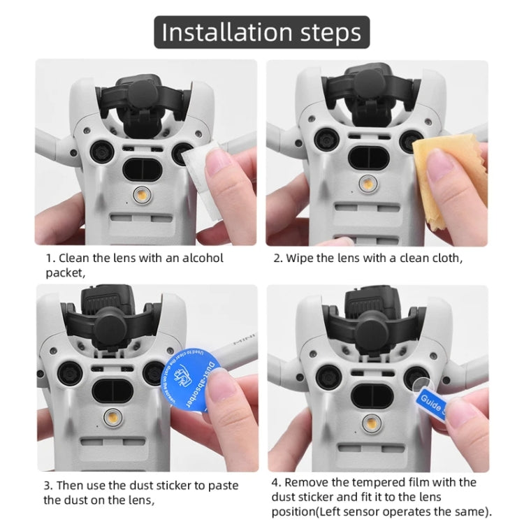 For DJI Mini 4 Pro Sensor / Lens Tempered Film Anti-scratch Protector My Store