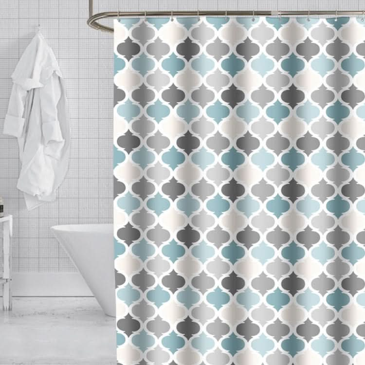 200x200cm Simple Thickened Waterproof Shower Curtain Polyester Bathroom Curtain Fabrics-Reluova