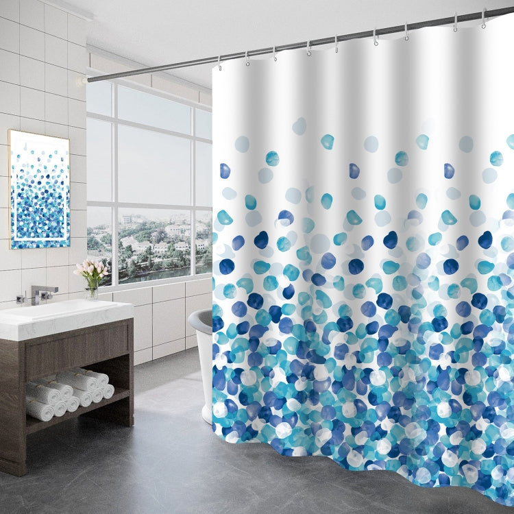 Home Thickened Waterproof Shower Curtain Polyester Fabric Bathroom Curtain My Store