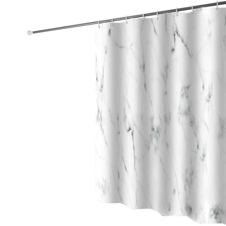 Thickened Waterproof Moldproof Shower Curtain Simple Bathroom Hotel Curtain With Hooks My Store