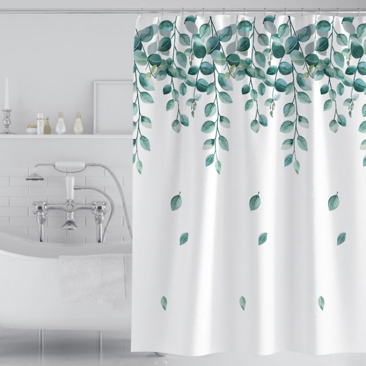 Simple Fresh Style Home Shower Curtain Waterproof Thickened Bathroom Curtain Cloth With Hooks My Store