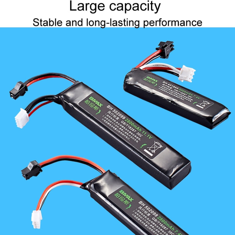 BMAX 11.1V High Rate 30C Discharge Water Marble Rifle Rechargeable Li-Ion Battery Reluova