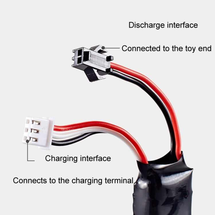 BMAX 11.1V High Rate 30C Discharge Water Marble Rifle Rechargeable Li-Ion Battery Reluova