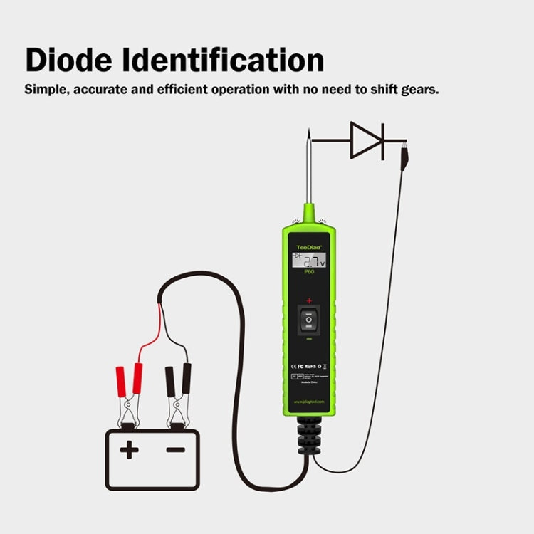 JDiag 6-30V Voltage Detector Automotive Power Circuit Diagnostic Diode ÎҵÄÉ̵ê