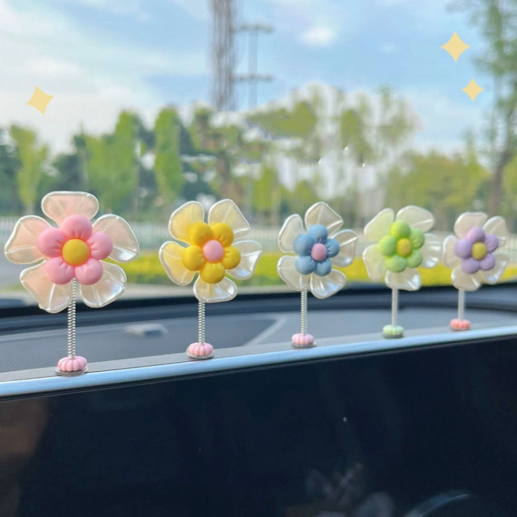 5pcs /Set Cute Cartoon Flower Car Shaking Ornament Car Dashboard Decoration ÎҵÄÉ̵ê