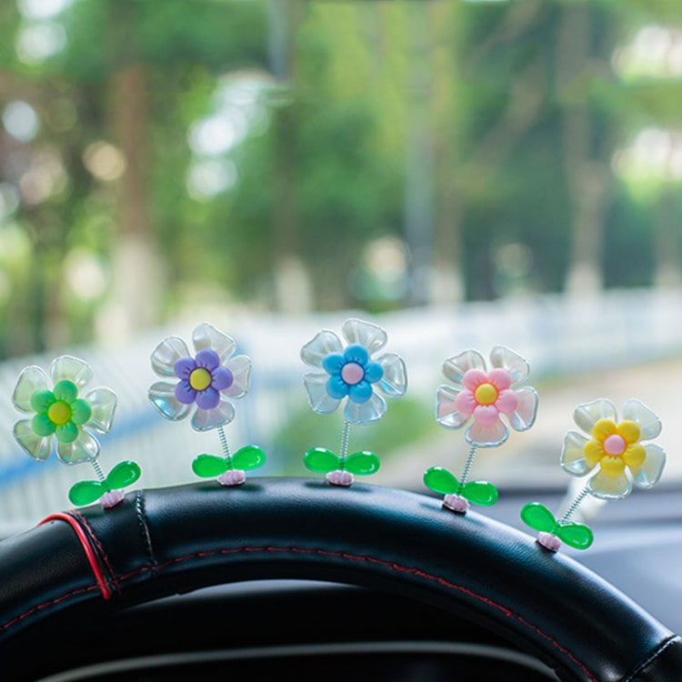 5pcs /Set Cute Cartoon Flower Car Shaking Ornament Car Dashboard Decoration ÎҵÄÉ̵ê