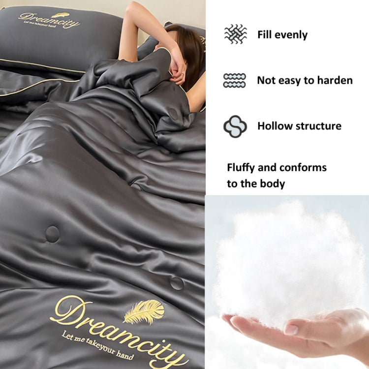 4 In 1 Summer Silk Air Conditioner Quilt Cool Comforter Sheets and Pillowcases My Store