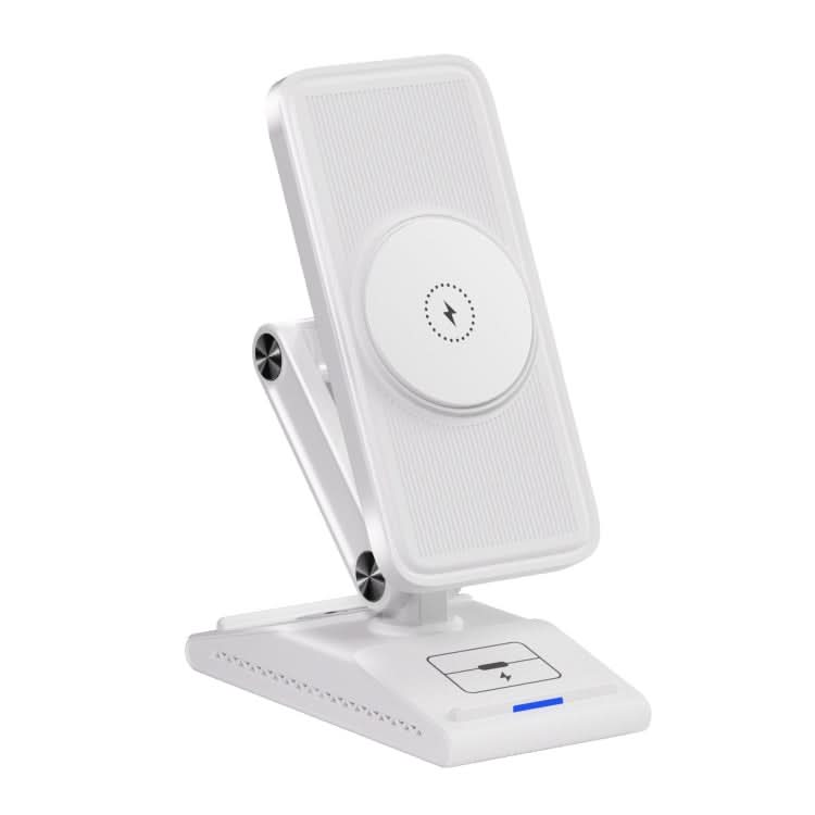 3-In-1 Magsafe Rotating Folding Magnetic Desktop Wireless Charger