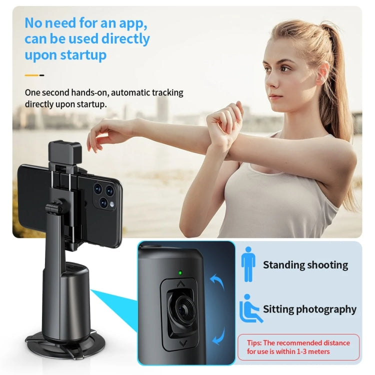 Pixel A200  Auto Tracking Gimbal Stabilizer 360 Degree Rotation Selfie Stick With Fill Light Reluova