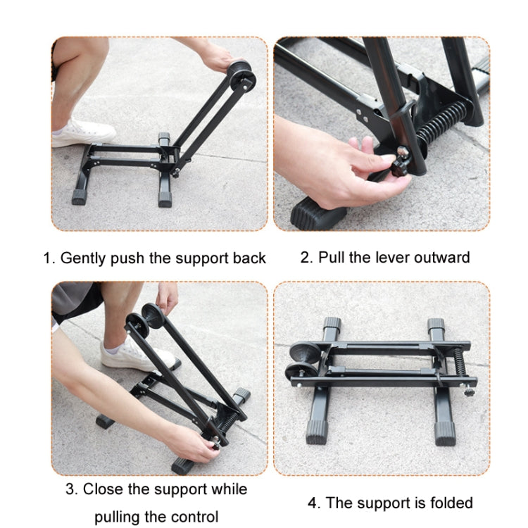 Bicycle Folding Parking Display Stand Portable Maintenance Support Stand Reluova