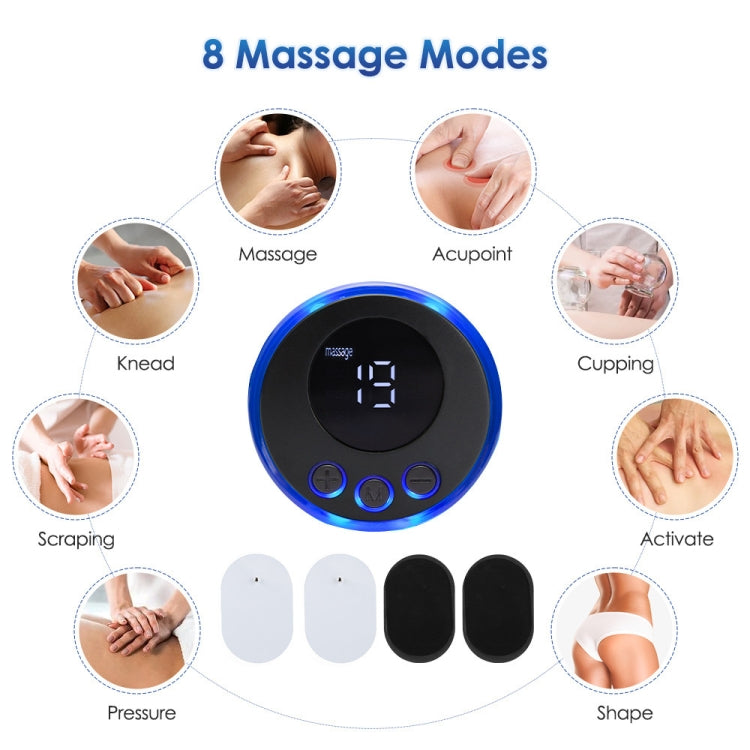 SC-195B Mini Cervical Massage Stickers EMS Pulse Meridian Therapy Instrument